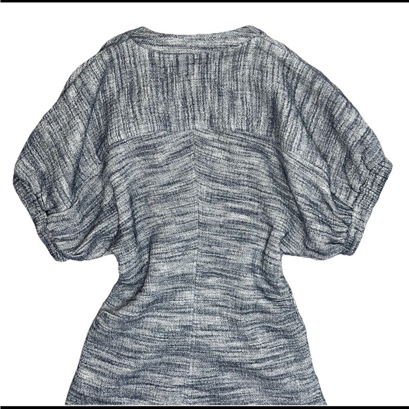 Soft Joie V-Neck  Short Sleeve Alora Ruched Button-Front Mini Dress Petite NWT - Picture 10 of 15